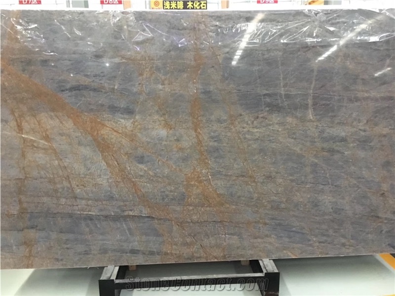 Golden Bvlgari Marble Slabs&Tiles Brown Quarry Own