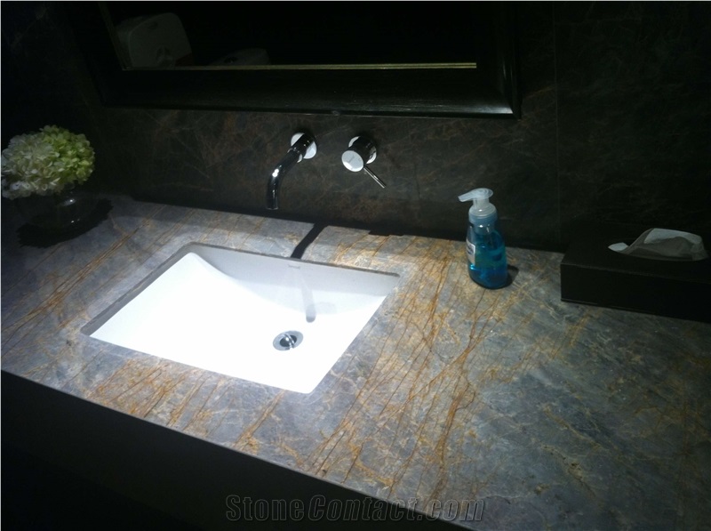 Golden Bvlgari Marble Slabs&Tiles Brown Quarry Own