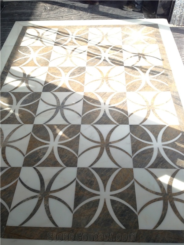 Golden Bvlgari Marble Slabs&Tiles Brown Quarry Own