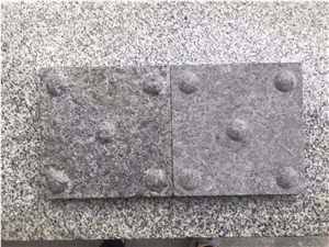 Angola Black Granite Blind Paving Stone Buttons