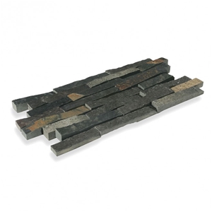 Bali Black Castello Slate Cladding Stone Panel