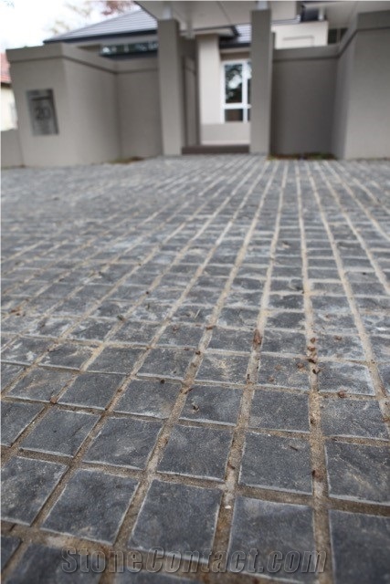 Bali Grey Basalt Cube Stone & Pavers