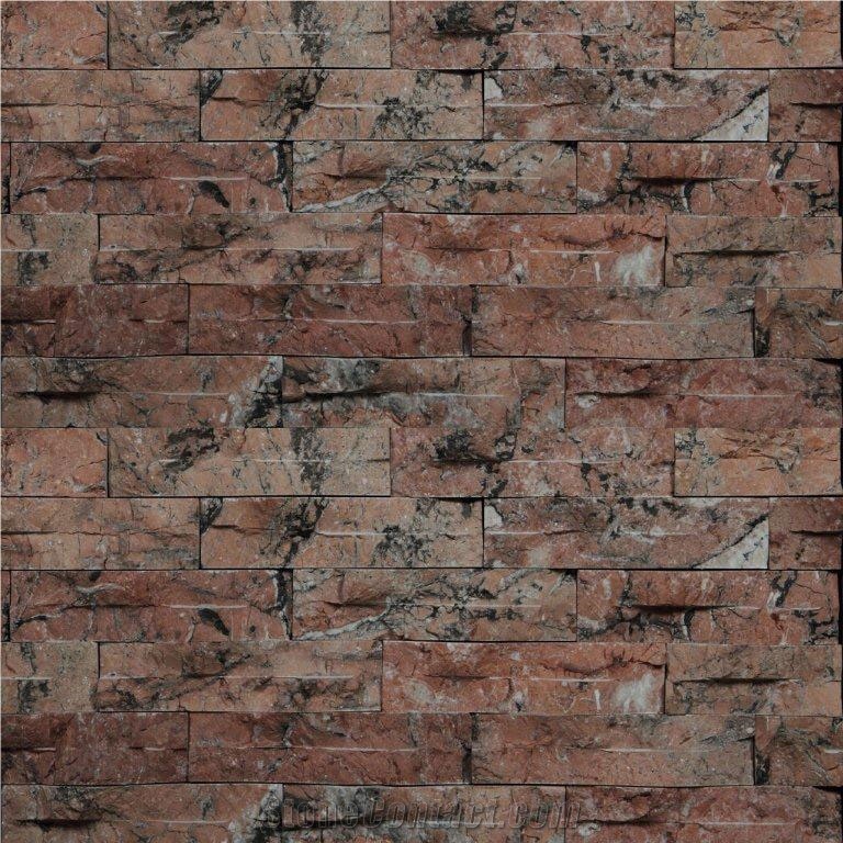 Bali Mega Red Split Marble Mosaic Pattern