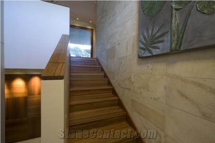 Bali Yellow Sandstone Mushroomed Exterior Wall