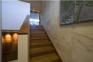 Bali Yellow Sandstone Mushroomed Exterior Wall