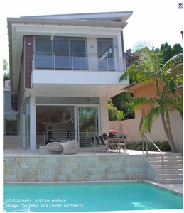 Bali Yellow Sandstone Mushroomed Exterior Wall