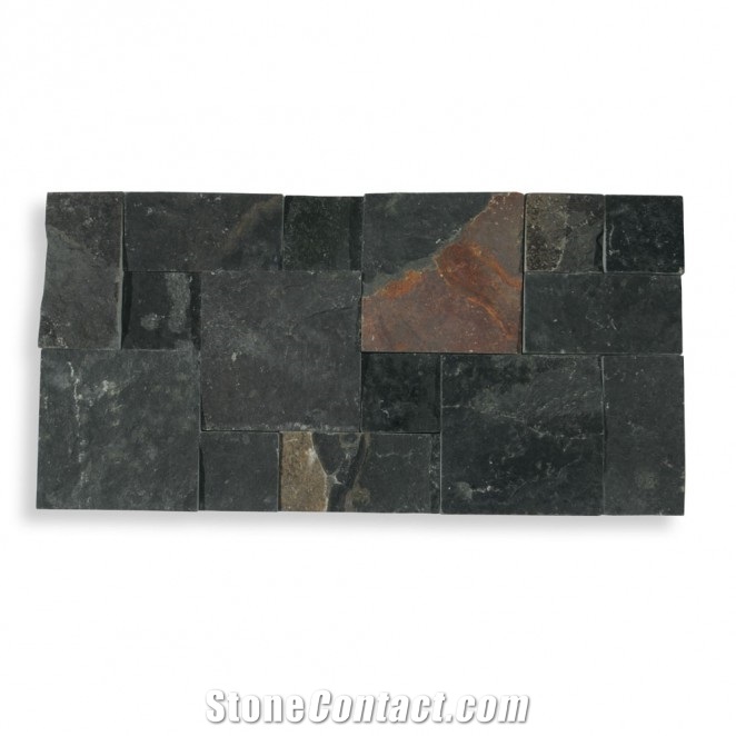 Indonesia Black Lombardia Slate Ledger Stone