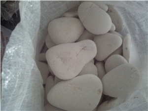 Natural White Pebbles for Landscaping Gardens