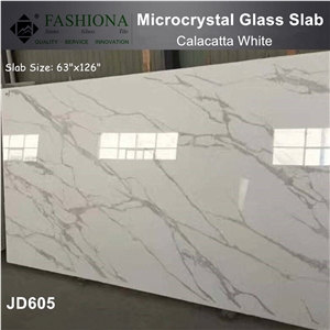 Calacatta Micro Crystal Glass,Interior & Exterior