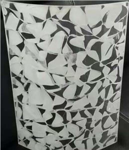 Snowflower White,Building Glass Wall Column