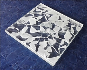 Snowflower White,Building Glass Wall Column