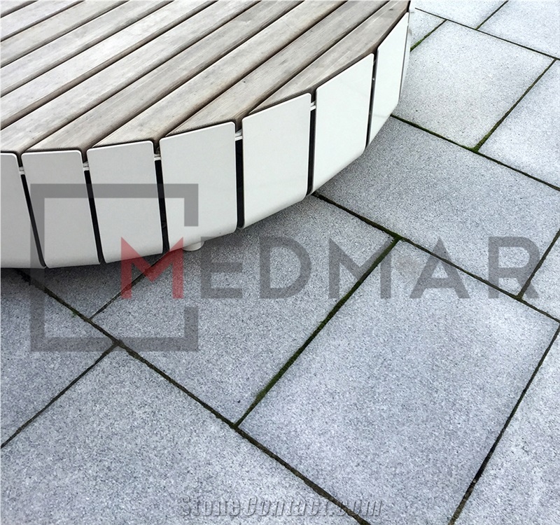 Bergama Grey Granite Sanded Tile
