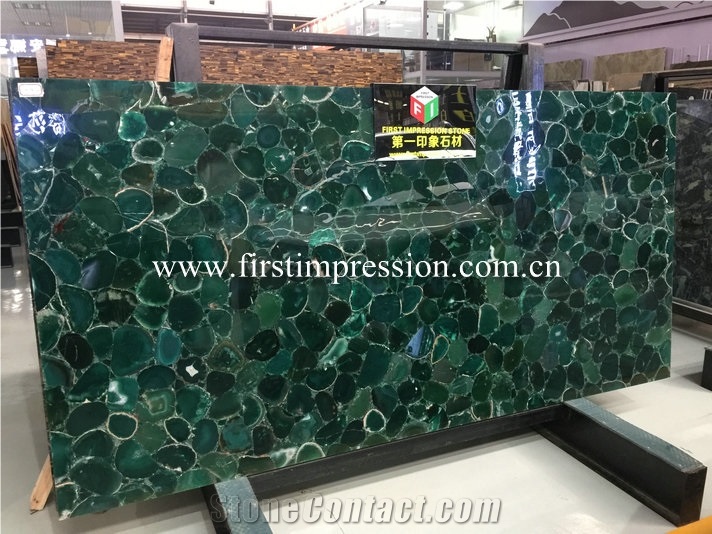 Agate Semiprecious Stone Slabs/Natural Grey Gemstone