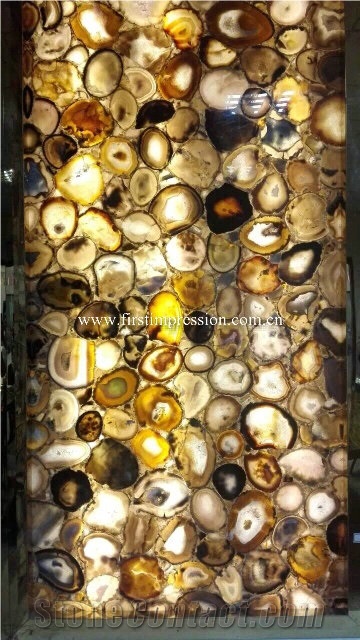 Agate Stone Slabs&Tile/Gemstone/Semiprecious Stone
