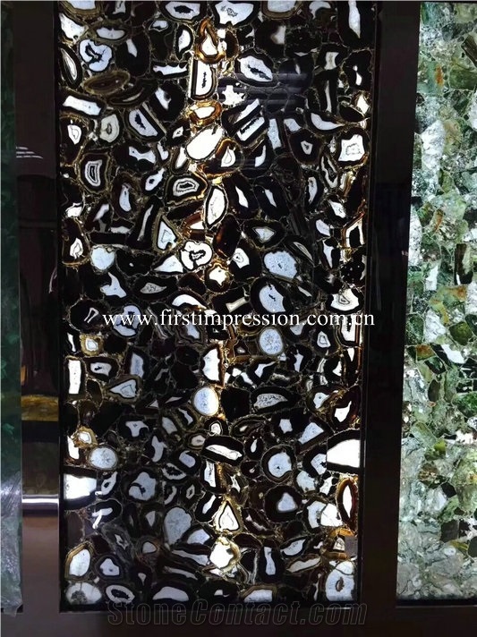 Agate Stone Slabs&Tile/Gemstone/Semiprecious Stone