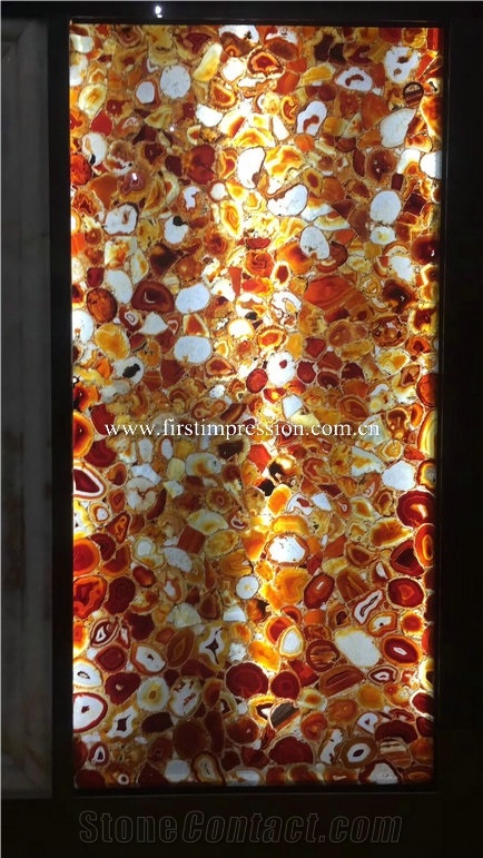 Agate Stone Slabs&Tile/Gemstone/Semiprecious Stone