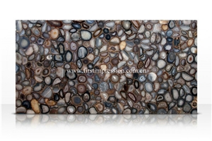 Cheapest Grey Agate Slabs&Tiles for Decoration