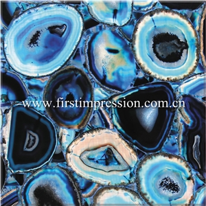 First Impression Stone/Blue Agate Stone Slab&Tile