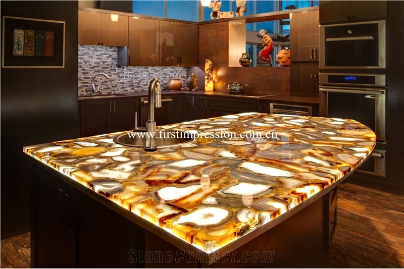 Gemstone Kitchen Countertops/Agate Stone Tops