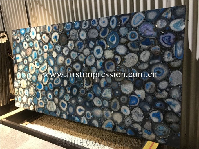 Green Agate Semiprecious Stone Slabs&Tiles/Natural Gemstone