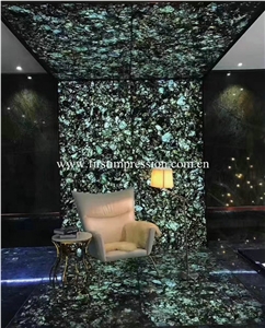 Green Crystal Slabs, Agate Gemstone Semiprecious