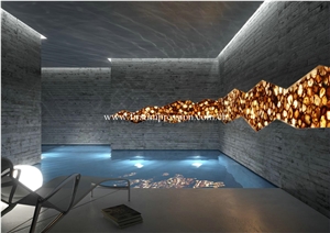 Grey Agate Slabs&Tiles for Decoration Hotel
