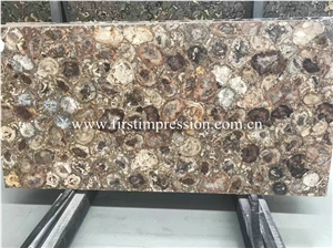 Hot Woodstone Semiprecious Stone Slabs/Natural Gemstone