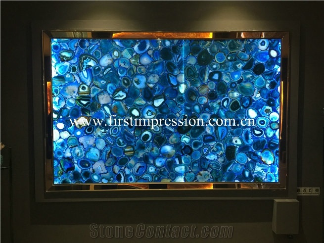 Lilac Agate Gemstone Slabs/Semiprecious Stone