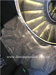 Nice Water Cloudy Grey Marble Cut to Size&Slabs