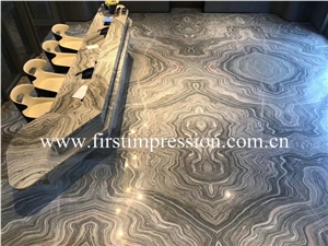 Nice Water Cloudy Grey Marble Cut to Size&Slabs