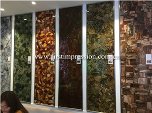 Nice Woodstone Slabs/China Gemstone Slabs&Tiles