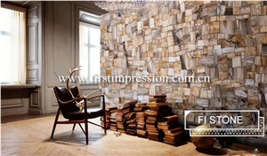 Nice Woodstone Slabs/China Gemstone Slabs&Tiles