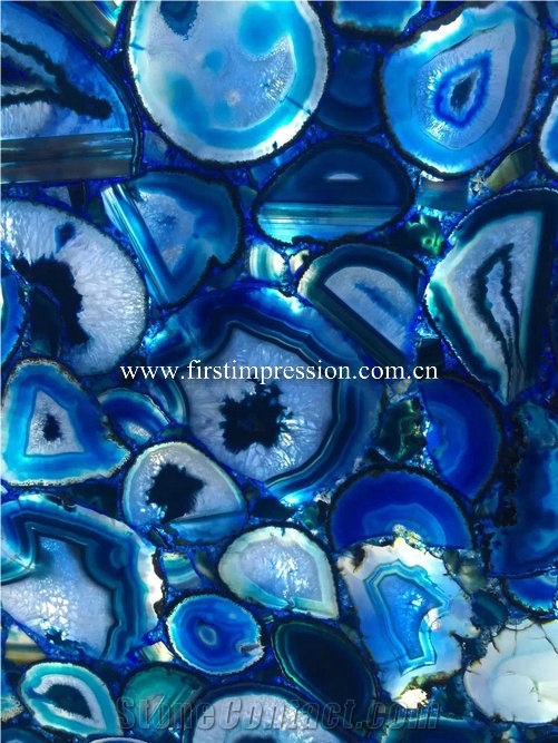Purple Agate Gemstone/Semiprecious Stone Slabs