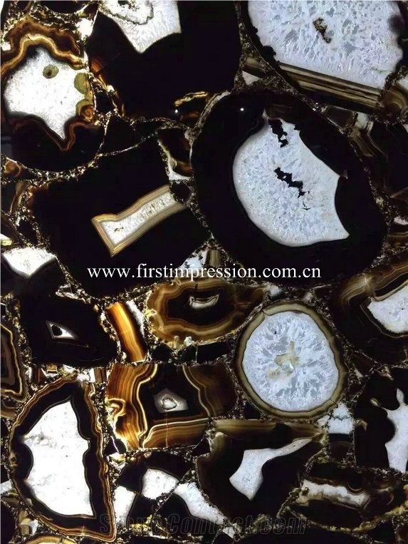 Purple Agate Gemstone/Semiprecious Stone Slabs