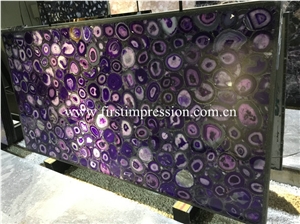 Purple Agate Semiprecious Stone Slabs/Natural Gemstone Purple Agate Semiprecious Stone Slabs/Natural Gemstone