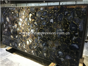 Purple Agate Semiprecious Stone Slabs/Natural Gemstone