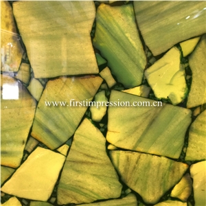 Purple Crystal Gemstone Slabs/Semiprecious Stone