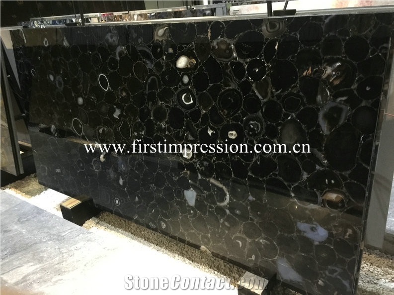 Purple Crystal Semiprecious Stone Slabs/Natural Gemstone