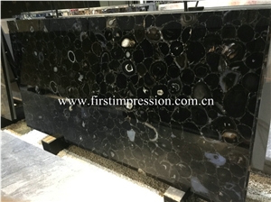 Purple Crystal Semiprecious Stone Slabs/Natural Gemstone