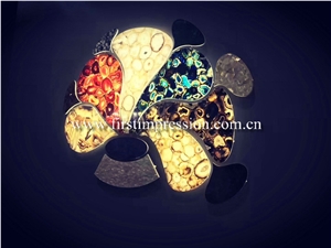 Red Agate Slabs/Gemstone/Semiprecious Stone Slab