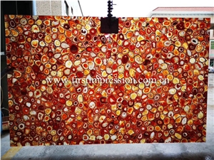 Red Agate Slabs/Gemstone/Semiprecious Stone Slab