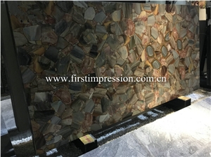 Red Semiprecious Stone Slabs/Natural Gemstone