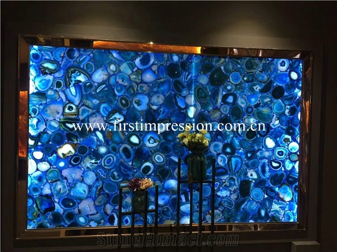 Yellow Agate Slabs, Agate Gemstone Semiprecious
