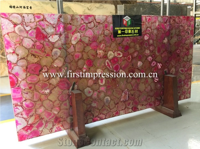 Yellow Agate Slabs/China Gemstone Slabs&Tiles