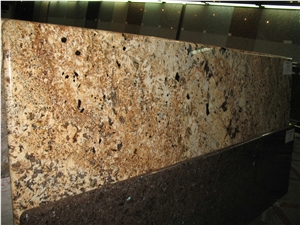 Crystal Yellow Granite Countertops