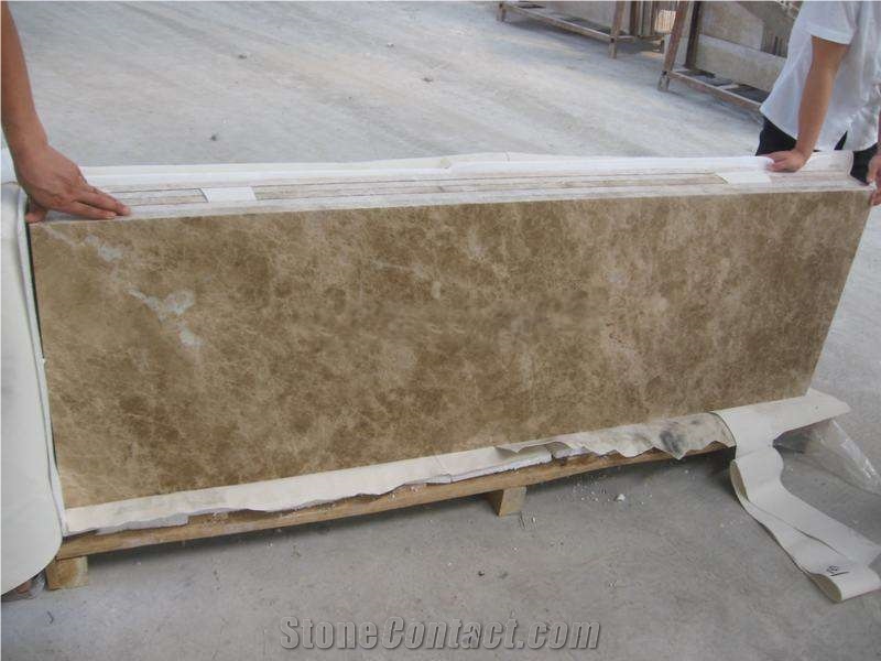 Light Emperador Marble Countertops