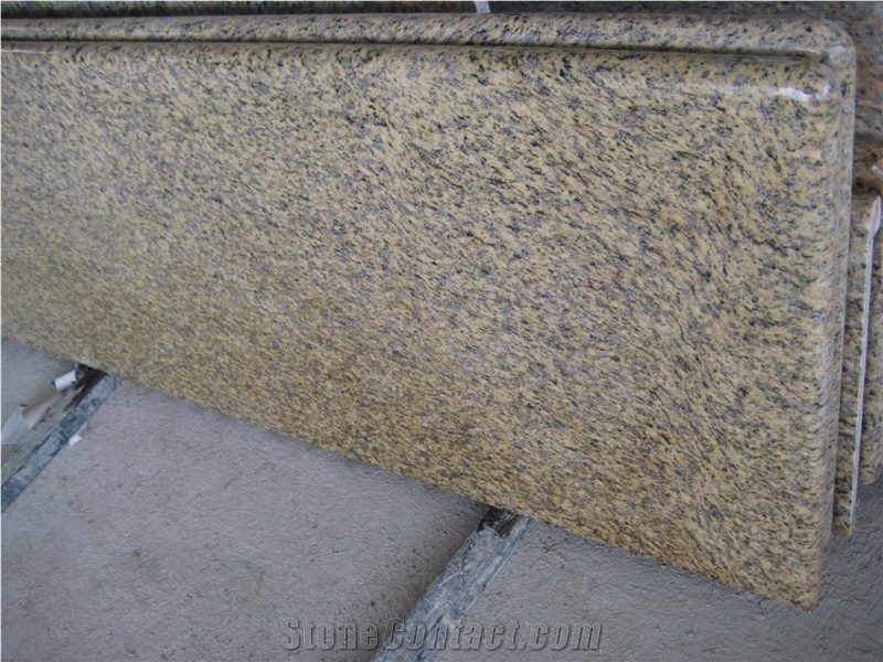 Tiger Skin Yellow Granite Countertop