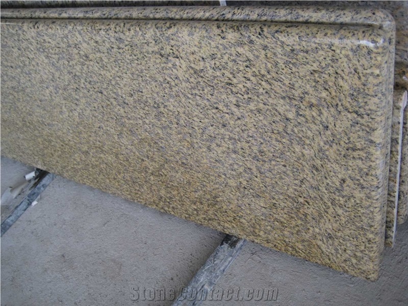 Tiger Skin Yellow Granite Countertop