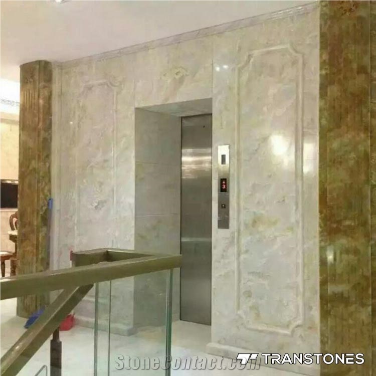 Alabaster Artificial Marble Stone Wall Covering