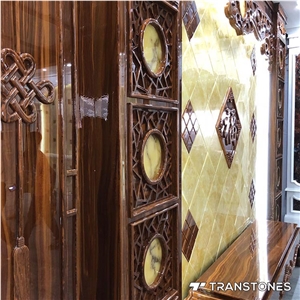 Alabaster Popular Acrylic Wall Decorative Stone